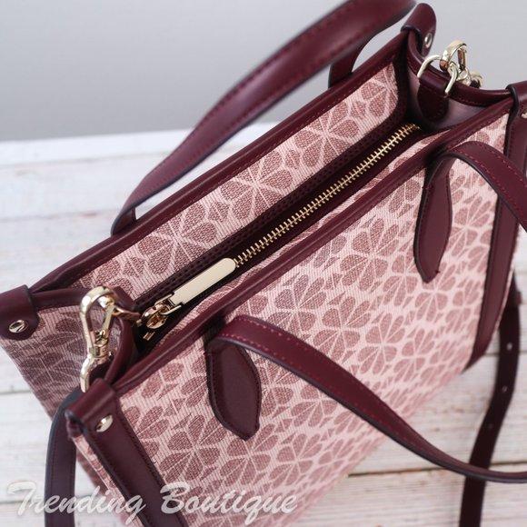 NWT Kate Spade Spade Flower Coated Canvas Infinite Medium North South Tote - Picture 10 of 12